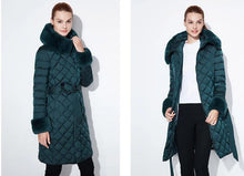 Femme | Doudoune Matelassé à Fourrure | Duvet | 4 Coloris