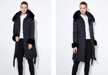 Femme | Doudoune Matelassé à Fourrure | Duvet | 4 Coloris