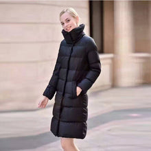 doudoune longue femme tendance 2018 fashion ultra légère chaude light down uniqlo moncler jott canada goose north face zara noir grand col large chic classe
