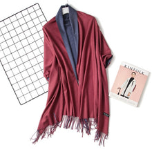 Femme | Echarpe Cachemire Double Face | 32 Coloris