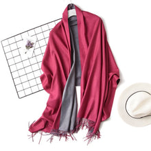 Femme | Echarpe Cachemire Double Face | 32 Coloris