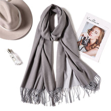 Femme | Echarpe Cachemire Double Face | 32 Coloris