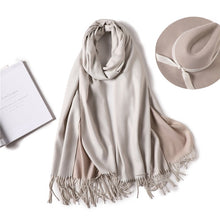 Femme | Echarpe Cachemire Double Face | 32 Coloris
