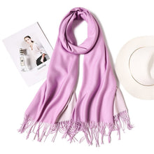 Femme | Echarpe Cachemire Double Face | 32 Coloris