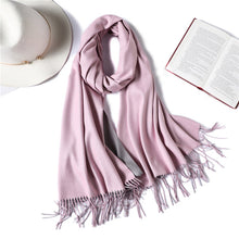 Femme | Echarpe Cachemire Double Face | 32 Coloris