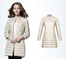 Femme | Doudoune Ultra Légère Longue | Duvet | 6 Coloris