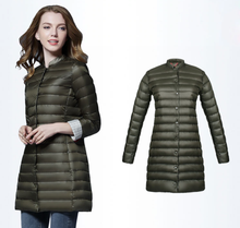 Femme | Doudoune Ultra Légère Longue | Duvet | 6 Coloris