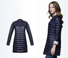 Femme | Doudoune Ultra Légère Longue | Duvet | 6 Coloris