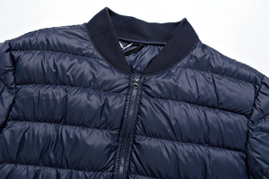 doudoune bomber teddy tendance 2018 chic classe bleu navy haute qualité duvet ultra fine légère homme couleur chaude uniqlo moncler jott canada goose north pas cher transportable en pochon