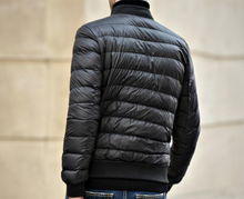 doudoune bomber teddy tendance 2018 chic classe noir haute qualité duvet ultra fine légère homme couleur chaude uniqlo moncler jott canada goose north pas cher transportable en pochon