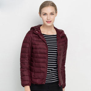 doudoune femme à capuche parka bordeaux chic tendance 2018 2019 haute qualité duvet plume ultra fine légère couleur chaude uniqlo moncler jott canada goose the north face uniclo pas cher transportable pliable en pochon porté