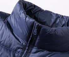 doudoune tendance 2018 2019 2020 chic classe bleu navy foncé haute qualité duvet plume ultra fine légère homme couleur chaude uniqlo moncler jott canada goose the north face uniclo pas cher transportable en pochon porté