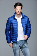 doudoune tendance 2018 2019 2020 chic classe bleu cobalt haute qualité duvet plume ultra fine légère homme couleur chaude uniqlo moncler jott canada goose north uniclo pas cher transportable en pochon porté