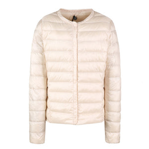 doudoune compact sans col femme blanc ecru chic tendance 2018 2019 haute qualité duvet plume ultra fine légère couleur chaude uniqlo moncler jott canada goose the north face uniclo pas cher transportable pliable en pochon porté