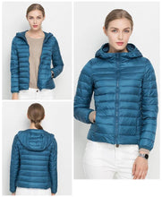 doudoune femme à capuche parka bleu canard chic tendance 2018 2019 haute qualité duvet plume ultra fine légère couleur chaude uniqlo moncler jott canada goose the north face uniclo pas cher transportable pliable en pochon porté