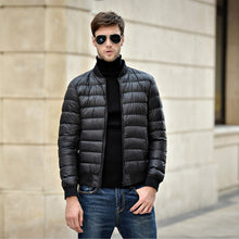 doudoune bomber teddy tendance 2018 chic classe noir haute qualité duvet ultra fine légère homme couleur chaude uniqlo moncler jott canada goose north pas cher transportable en pochon