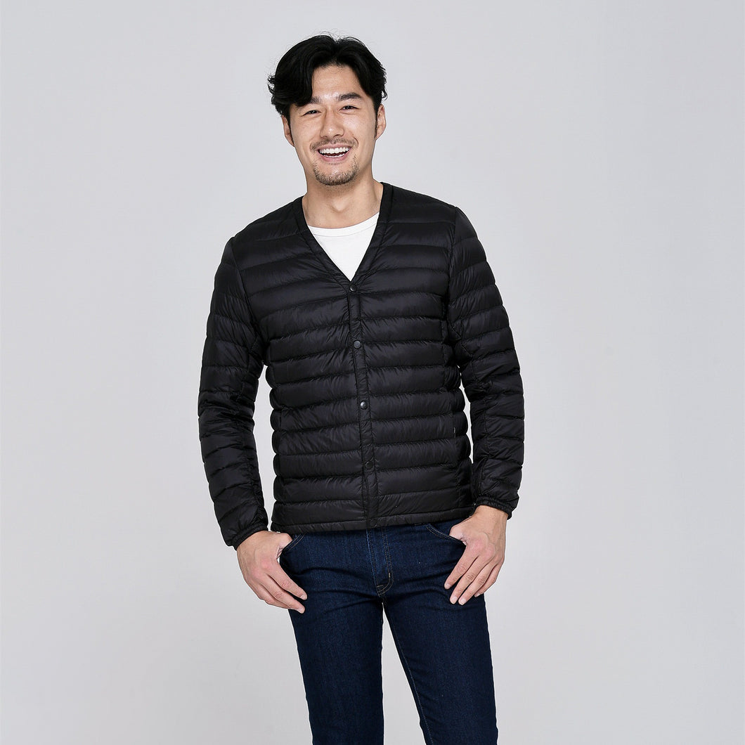 doudoune compacte col v chic tendance classe 2018 noir duvet ultra fine légère homme couleur chaude uniqlo moncler jott canada goose north pas cher