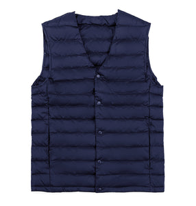 Homme | La Doudoune Ultra Légère Gilet Sans Manches Col en V | Duvet | 5 Coloris