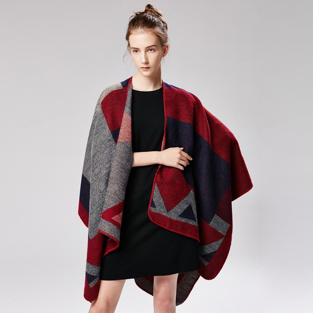 Femme | Echarpe Style Cape Poncho | 6 Coloris