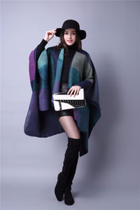 Femme | Echarpe Style Cape Poncho | 8 Coloris