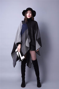 Femme | Echarpe Style Cape Poncho | 8 Coloris