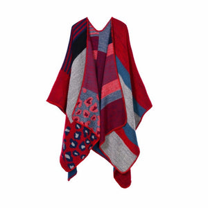 Femme | Echarpe Style Cape Poncho | 8 Coloris