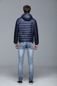 doudoune à capuche homme parka tendance bleu navy 2018 2019 2020 chic classe sans manches haute qualité duvet plumes ultra fine légère couleur chaude uniqlo moncler jott canada goose uniclo the north face pas cher transportable pliable en pochon porté