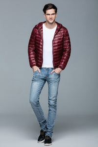 doudoune à capuche homme parka tendance rouge 2018 2019 2020 chic classe sans manches haute qualité duvet plumes ultra fine légère couleur chaude uniqlo moncler jott canada goose uniclo the north face pas cher transportable pliable en pochon porté