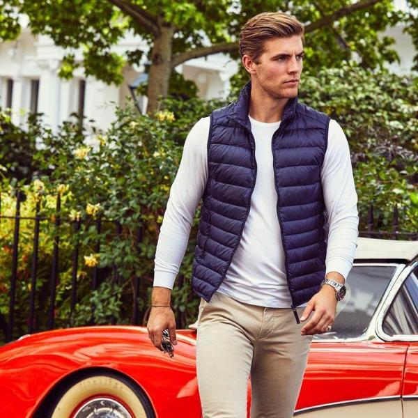 gilet sans manche homme luxe